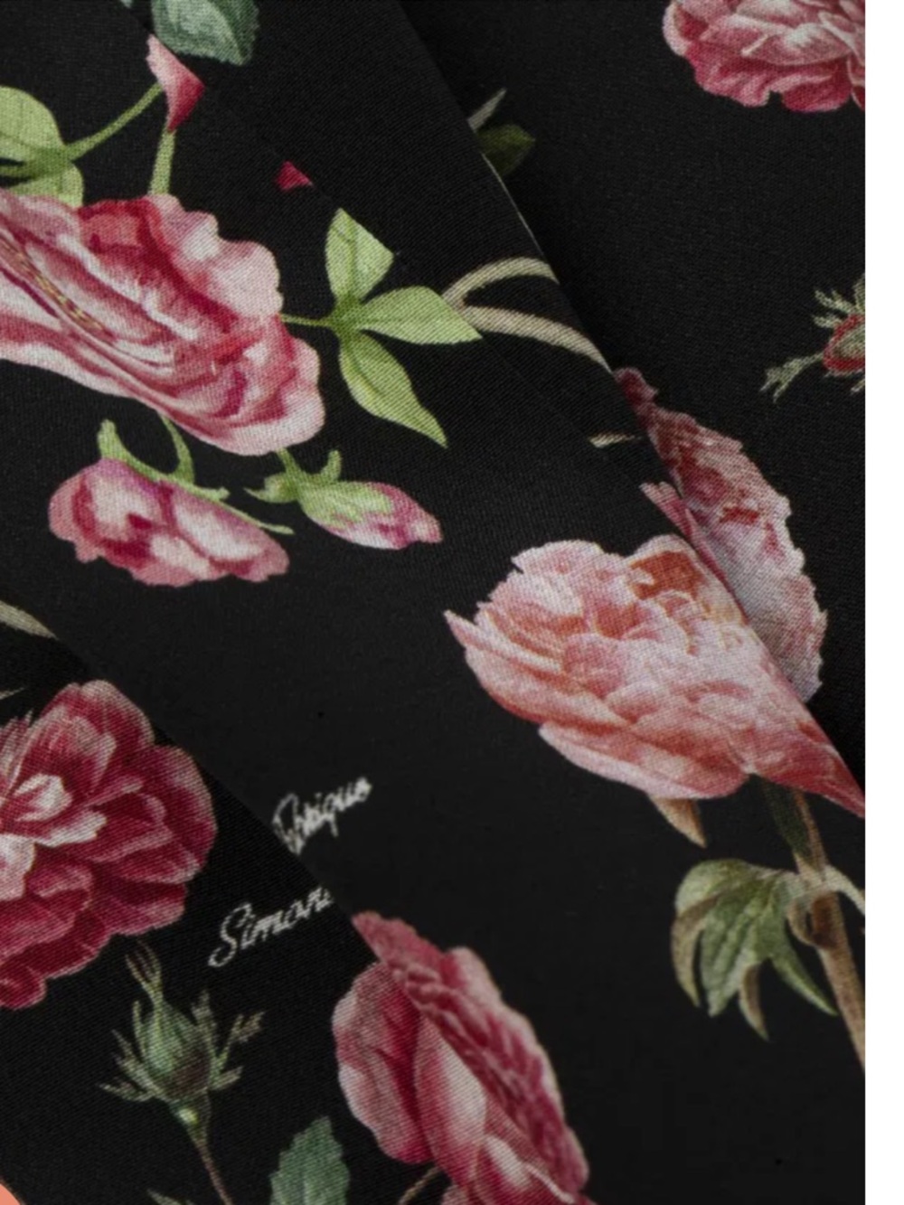 New Fabrique Martina Rosie Black Dress in Mulberry Silk Blend - Picture 6 of 11